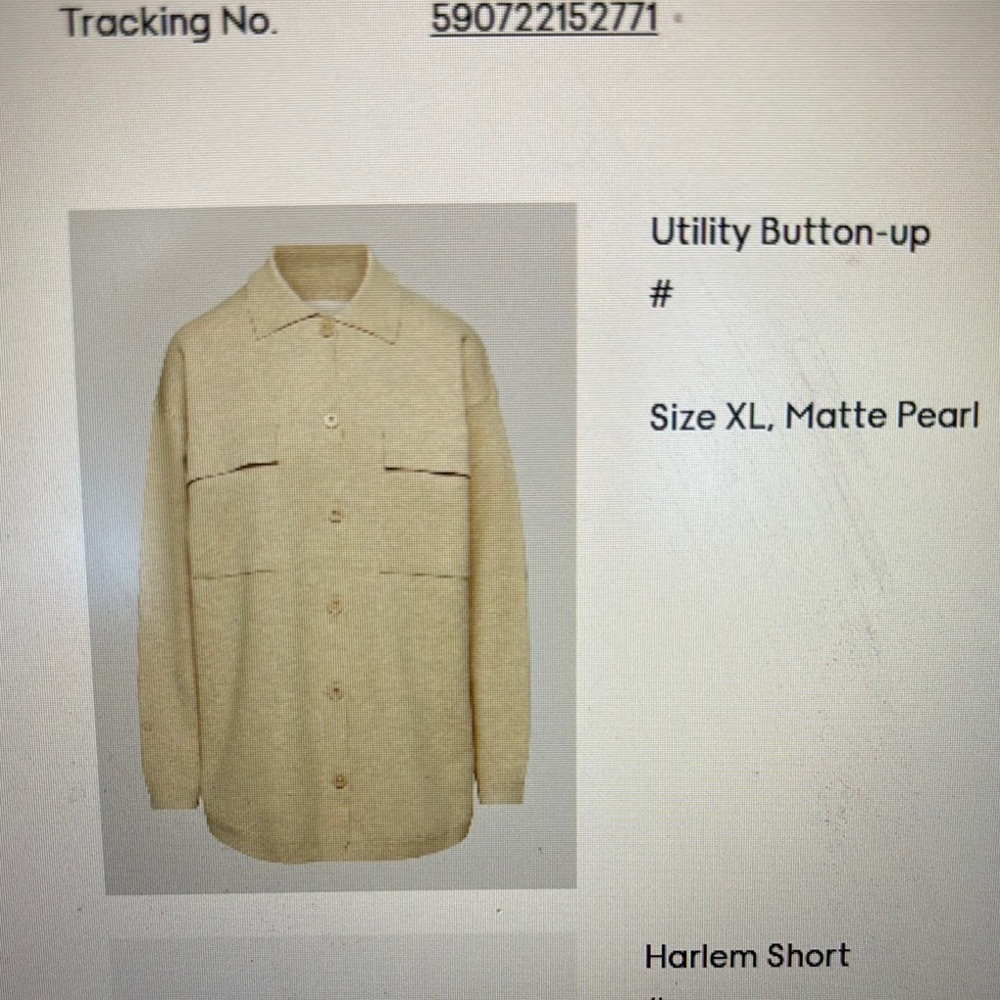 Babaton Matte Pearl Utility Button-Up Linen shirt